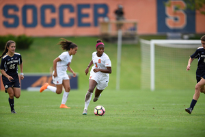 Sheridan Street was moved from forward to center attacking midfielder this season. While she struggled at first, Street has picked up her play as the season has progressed. 