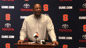 Dino Babers spent Monday’s press conference discussing the matchup with former SU offensive coordinator Tim Lester.
